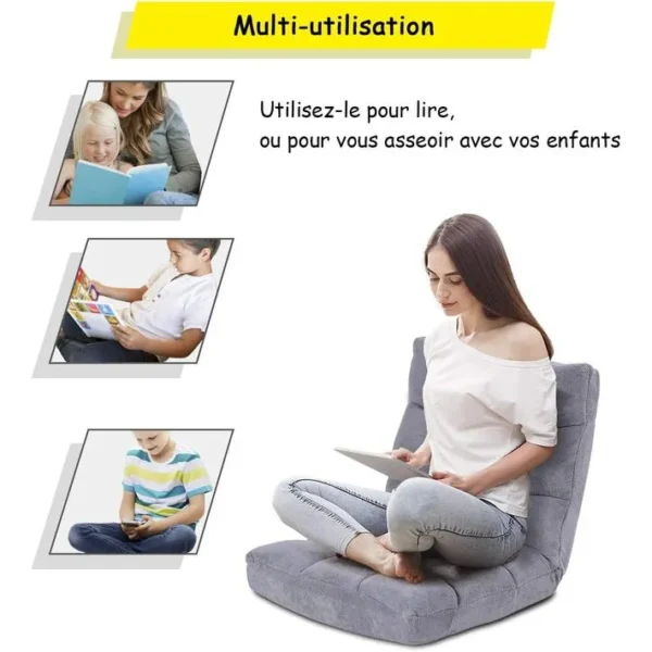 Canapé Paresseux Tatami Pliable Chaise De Plancher Coussin De Chaise De Lit Siège De Sol Pour Maiso