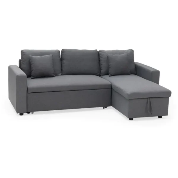 Milford - Canapé Dangle Convertible 3 Places - Gris