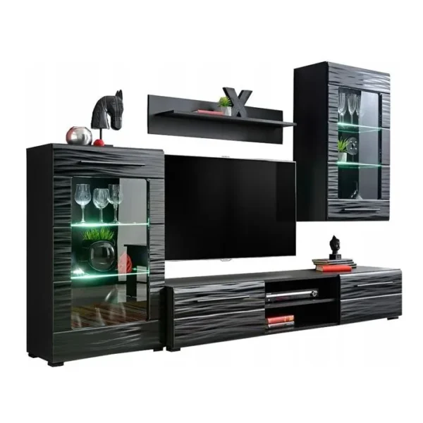 Salon TV Madmax LED Pour TV Hifi Box Et Consoles