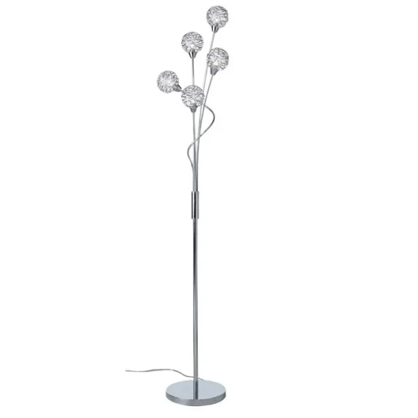 Lampadaire ANTHY Chrome