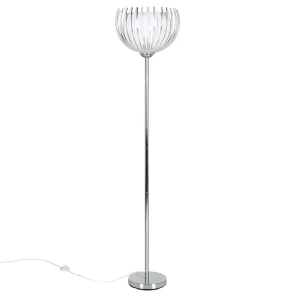 Lampadaire droit H. 173 cm PENSEE 2 Transparent