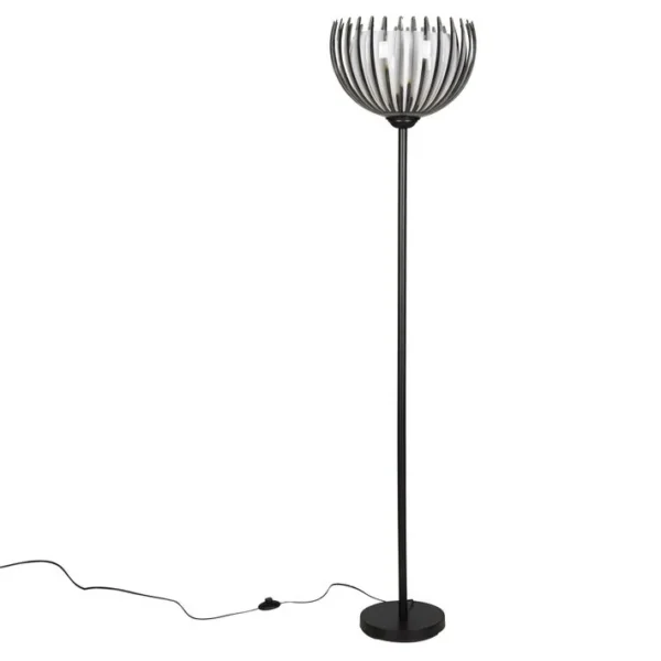 Lampadaire droit H. 173 cm PENSEE 2 Noir