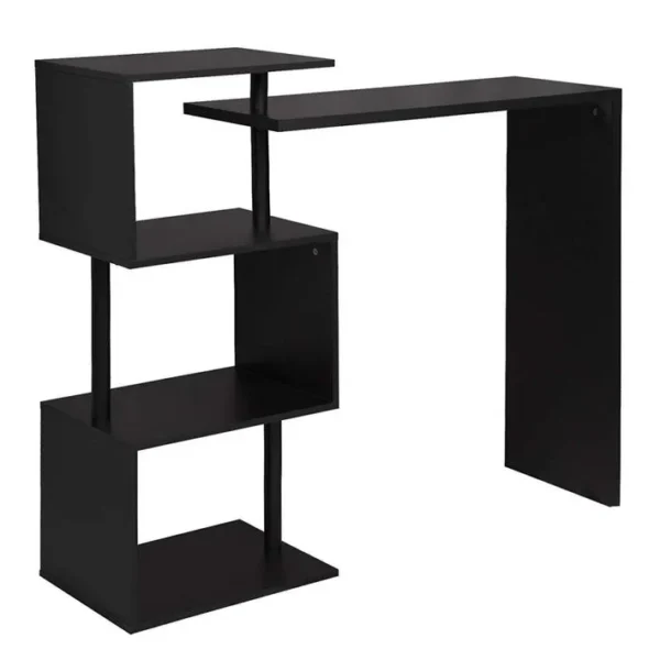 Table De Bar En Mdf 100 Cm Noir 19_0000432