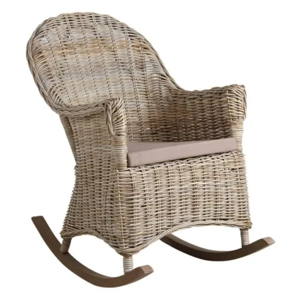 Rocking Chair En Poelet Gris Kresek