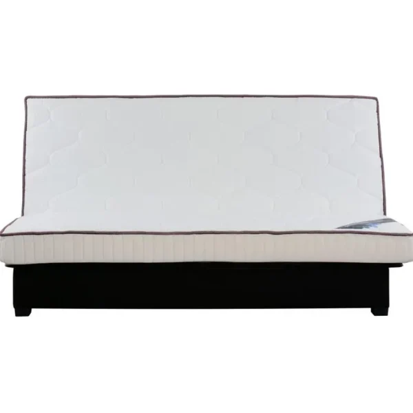 Banquette lit clic clac SIMMONS SWAG RESSORTS 130 cm sans housse