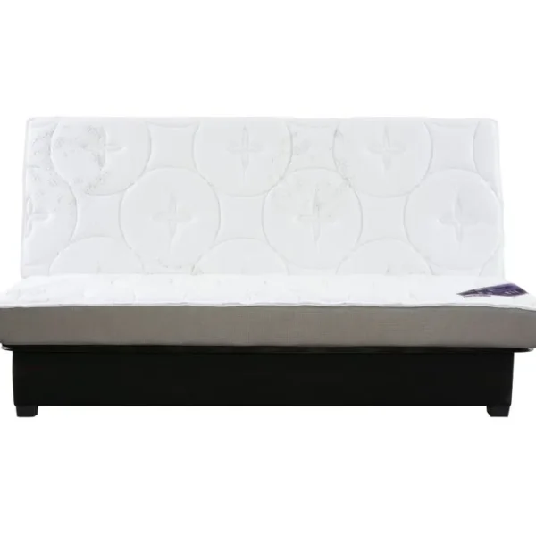 Banquette lit clic clac DUNLOPILLO KHARA LATEX 140 cm sans housse