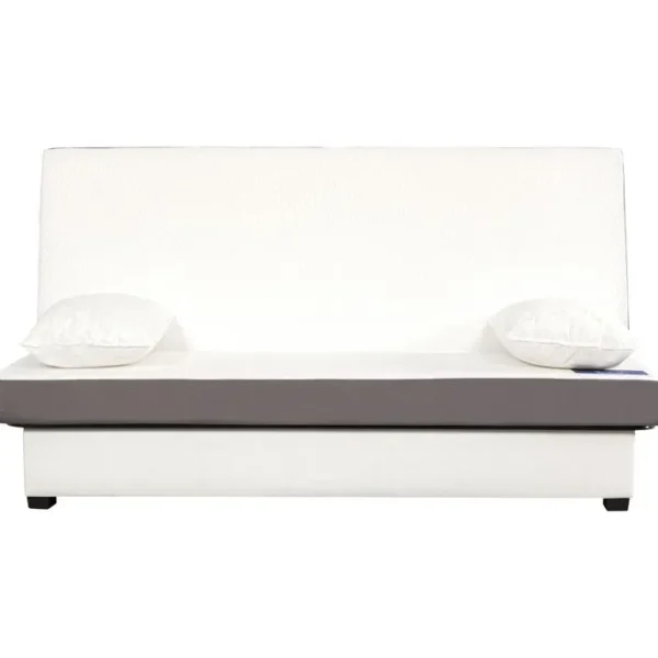 Banquette lit clic clac DUNLOPILLO TWISTER 28 KG 130 cm sans housse