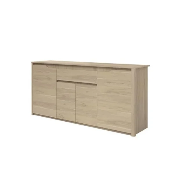 Betty Buffet Bas Contemporain Décor Chene - L 185 Cm