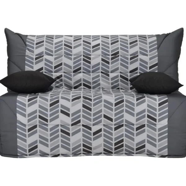 Banquette lit BZ CALIFORNIA 2 tissu Trendy gris