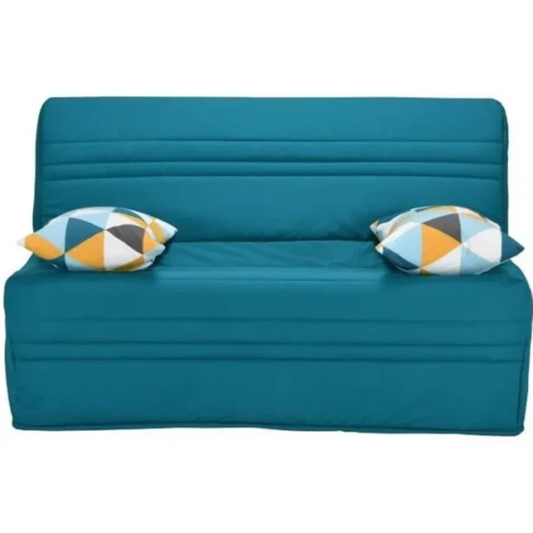 Banquette BZ Geometrico - Tissu Turquoise - L 143 X P 101 X H 95 Cm - Joe