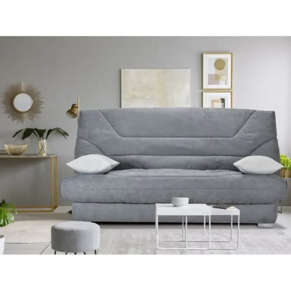 Banquette lit clic-clac BULTEX CALIFORNIA2 tissu gris