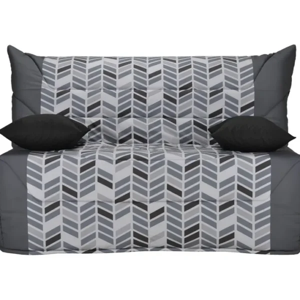 Banquette lit BZ BULTEX CALIFORNIA 2 tissu trendy gris