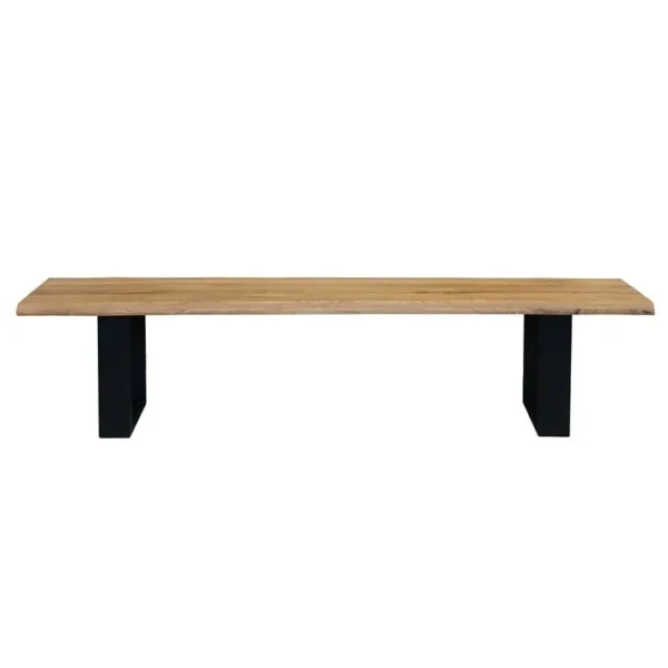 Banc VIVIANE Chêne masif L.200 cm