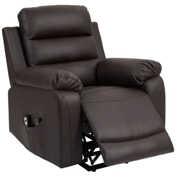 Fauteuil De Massage Releveur Électrique Réglable Pu Chocolat