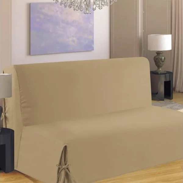 Housse De Canapé Pour BZ - 140x190 Cm - Taupe