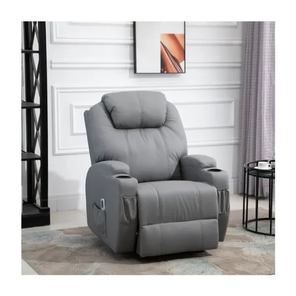 Fauteuil De Relaxation Électrique Charlotte Gris