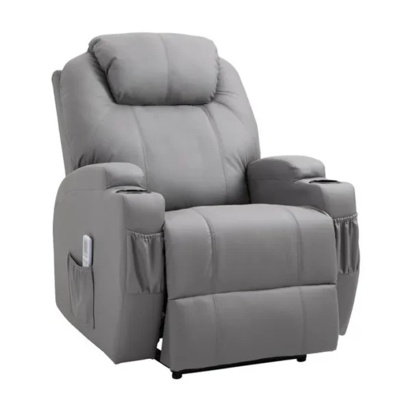 Fauteuil De Relaxation Électrique Charlotte Gris