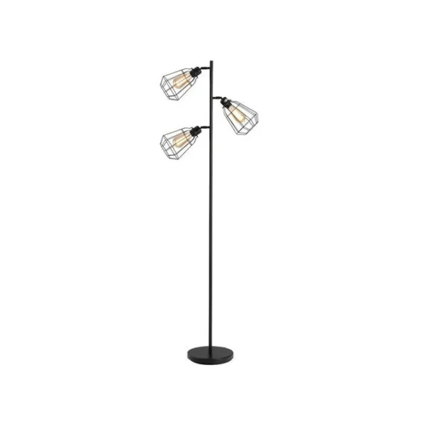 Lampadaire Design Industriel Diamonds Noir