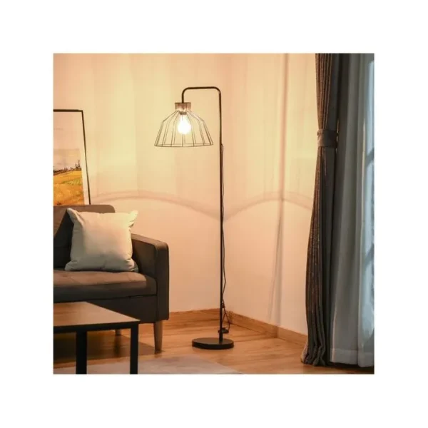 Lampadaire Design Percy Noir