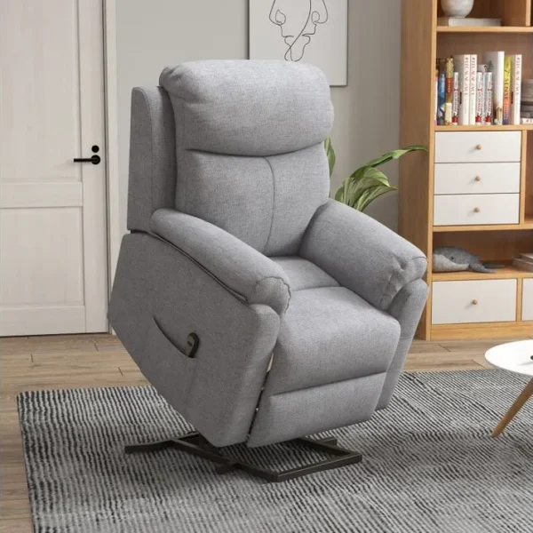 Fauteuil De Massage Releveur Bertille Gris Clair