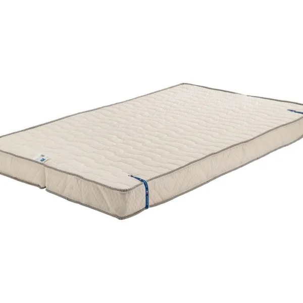 Matelas Ferme Clic Clac 120x190 X 10 Cm 5 Zones Confort 100 % Polyester 100 % Polyuréthane Hr