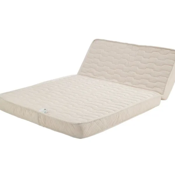 Matelas Ferme BZ 120x190 Cm 10 Cm + Oreiller Visco Latex Hiver 5 Zones Confort 100% Polyester