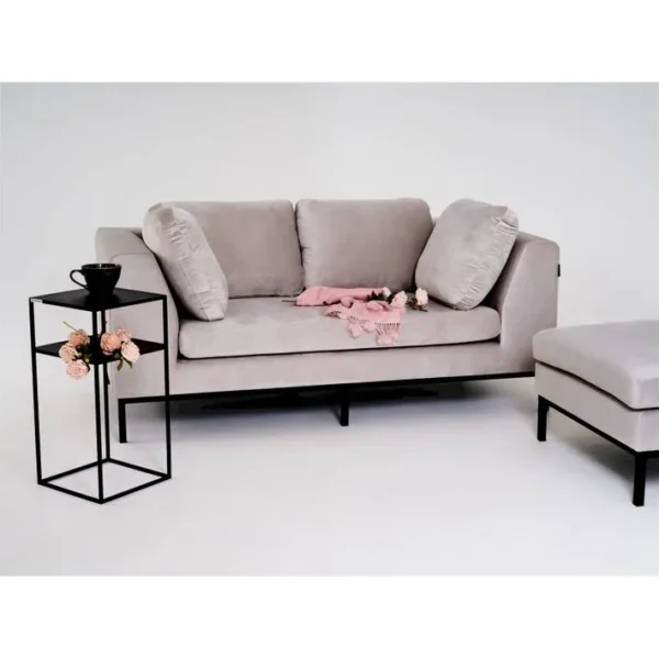 Sofa Métal Beige 171x98x69cm