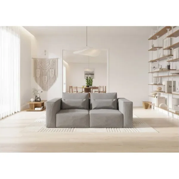 Sofa Modulaire Sit Sit Riposo Gris Confort