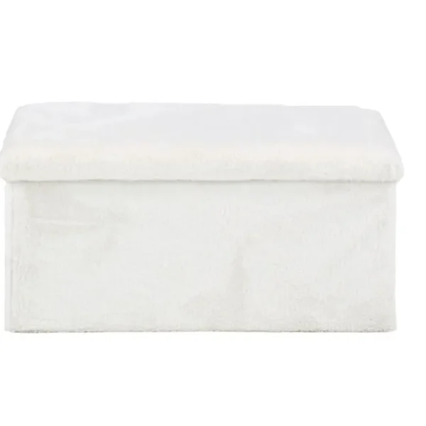 Banc coffre L. 76 - H 38 cm SWEETY Blanc