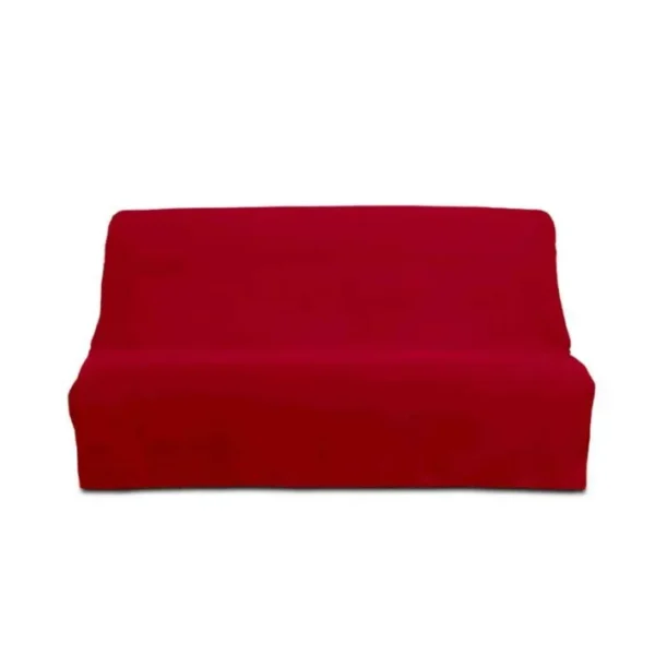 Housse Clic-clac Unie Rouge 140x190