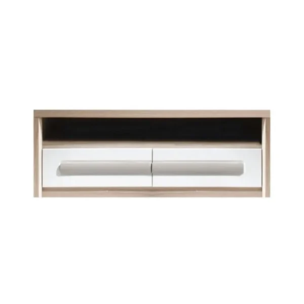 Roma Meuble TV 2 Tiroirs Coulissants 120x53 Cm