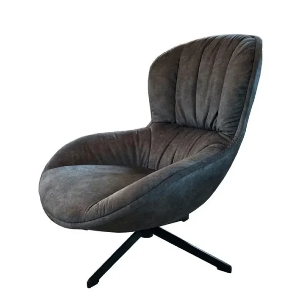 Tessano - Fauteuil Confortable En Tissu Gris