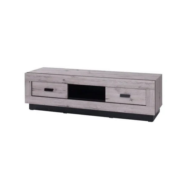 Otis - Meuble TV - Bois Gris - 170 Cm - Style Contemporain