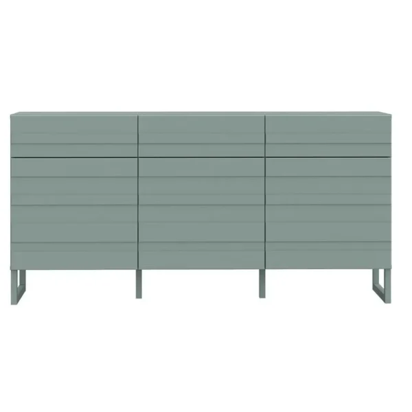 Sofia - Buffet Bas - Vert Sauge Mat - 165 Cm