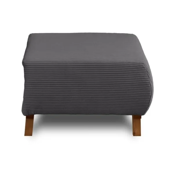 Cristal - Pouf Modulable - 65 Cm - En Velours Côtelé