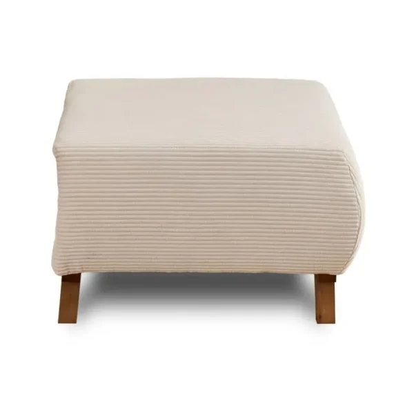 Cristal - Pouf Modulable - 65 Cm - En Velours Côtelé