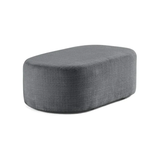 BEST MOBILIER Miro - Pouf En Velours Texturé