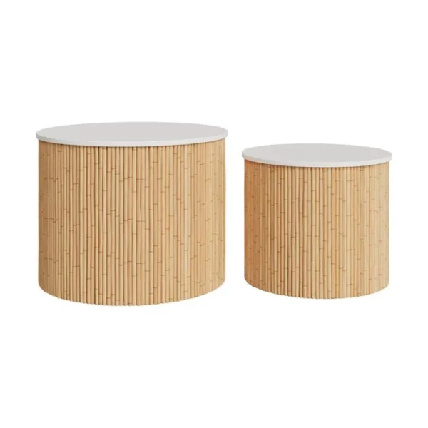 Tables Basses Owan Blanches (lot De 2)