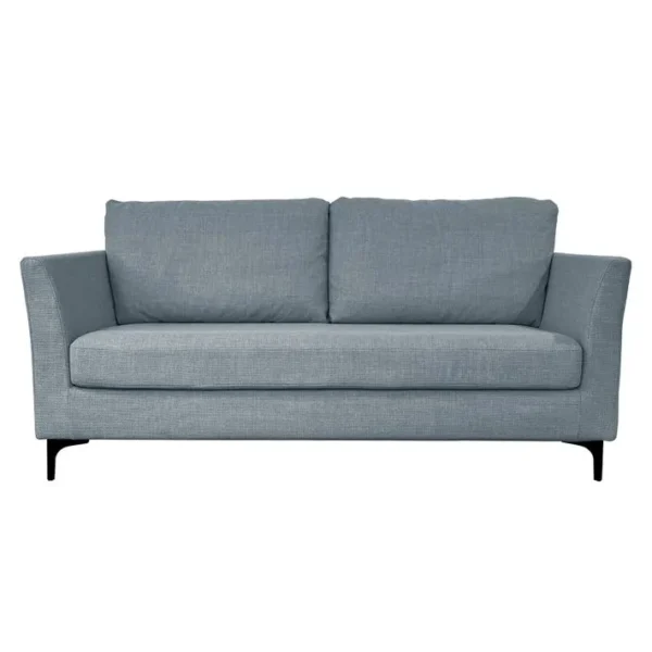 Canapé 3 Pl Ouessant 180 Cm Fixe Tissu Grey - 100% Déhoussable - Fab. France