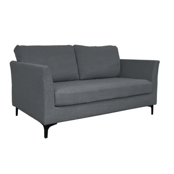 Canapé 3 Pl Ouessant 180 Cm Fixe Tissu Anthracite - 100% Déhoussable - Fab. France