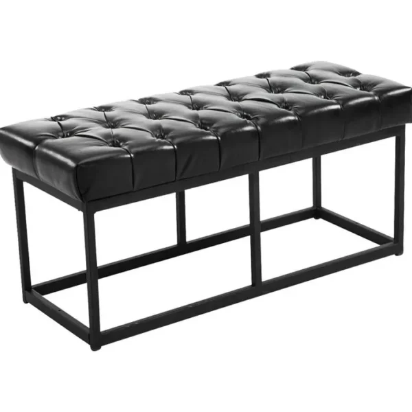 Banquette Amun B Similicuir Noir /100 Cm