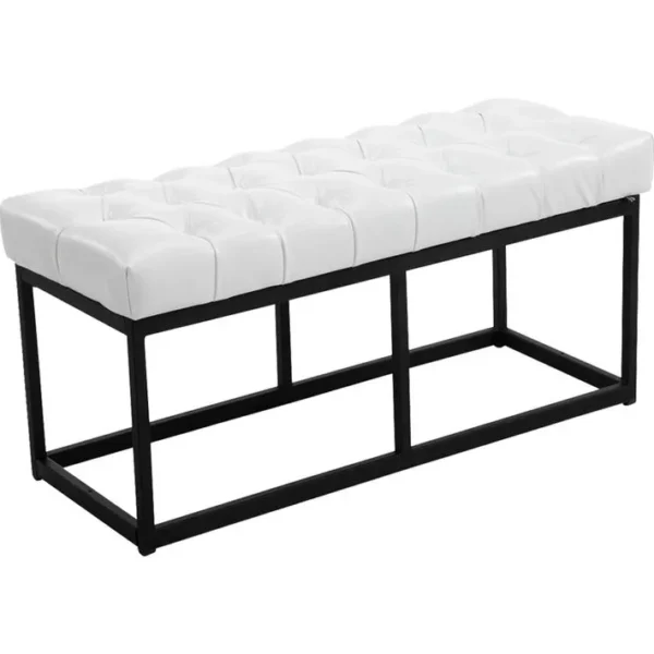 Banquette Amun B Similicuir Blanc /100 Cm