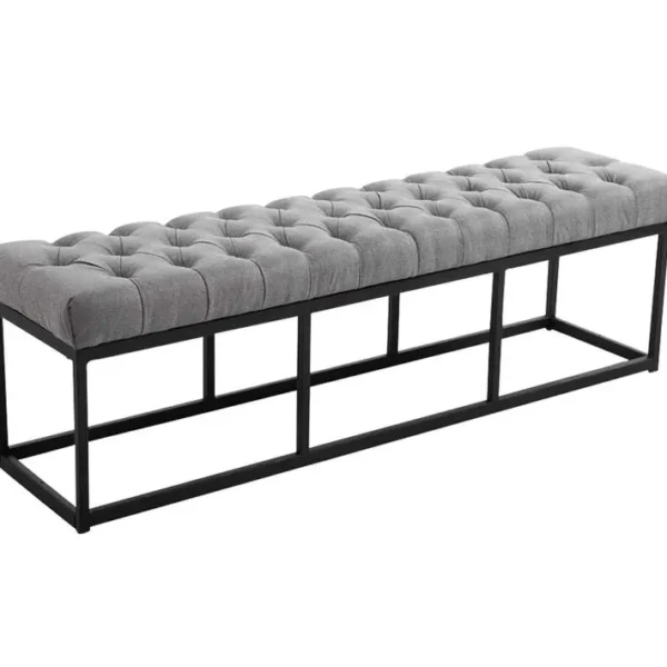 Banquette Amun B Tissu Gris/150 Cm