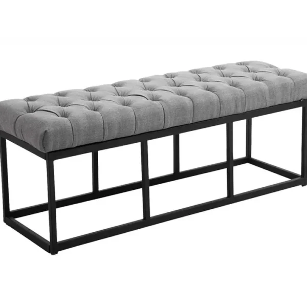 Banquette Amun B Tissu Gris/120 Cm