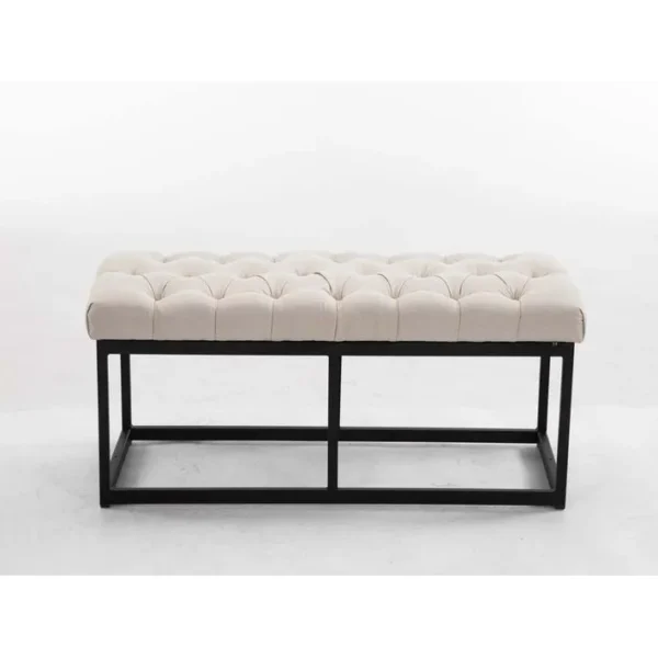 Banquette Amun B Tissu Crème/100 Cm