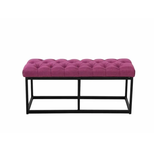 Banquette Amun B Tissu Violet/100 Cm