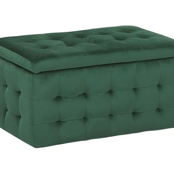 Coffre De Rangement Chesterfield Vert Foncé Michigan