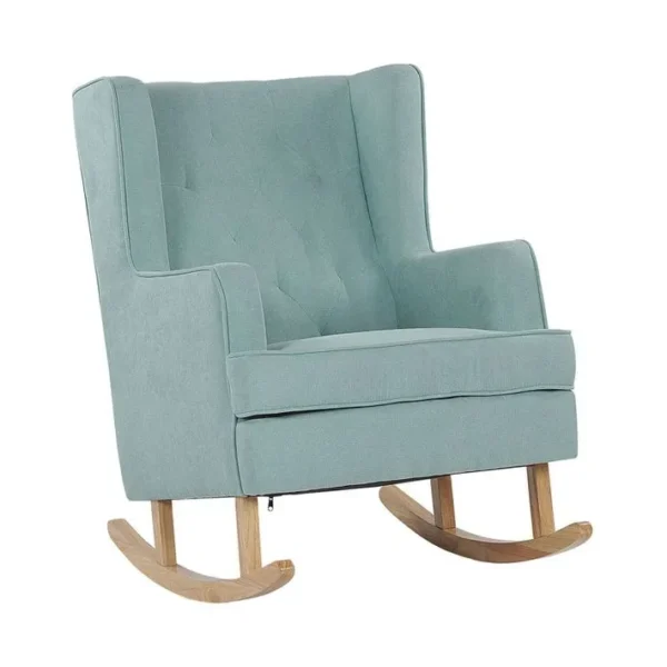 Fauteuil à Bascule Vert Menthe Trondheim