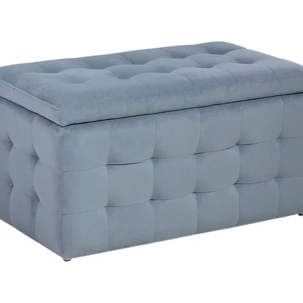 Coffre De Rangement Chesterfield Gris Michigan