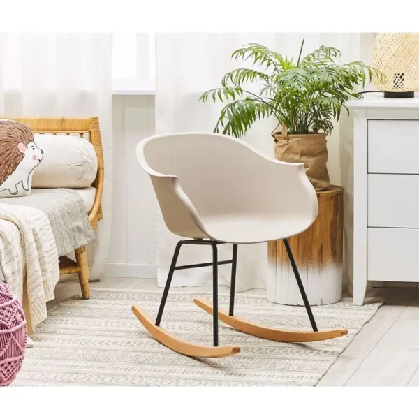 Fauteuil à Bascule Beige Harmony